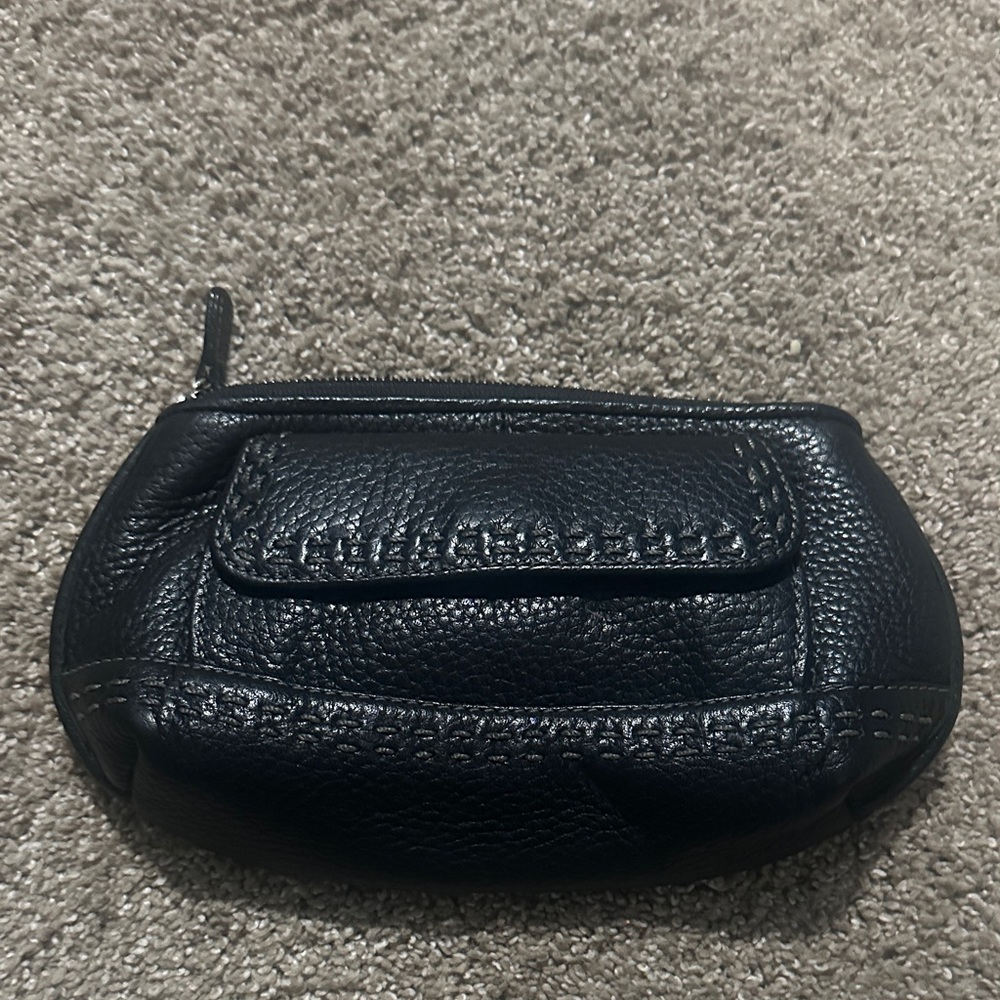Vintage Brighton Black Leather Pouch